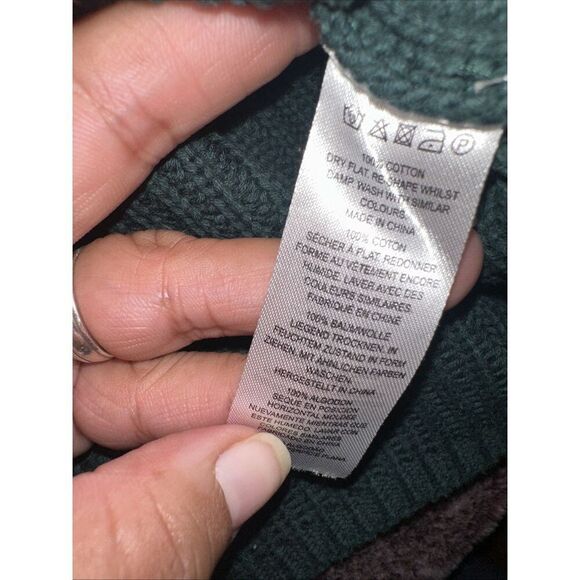 French connection Colorblock chunky knit Sweater size Medium oversized - Picture 6 of 6